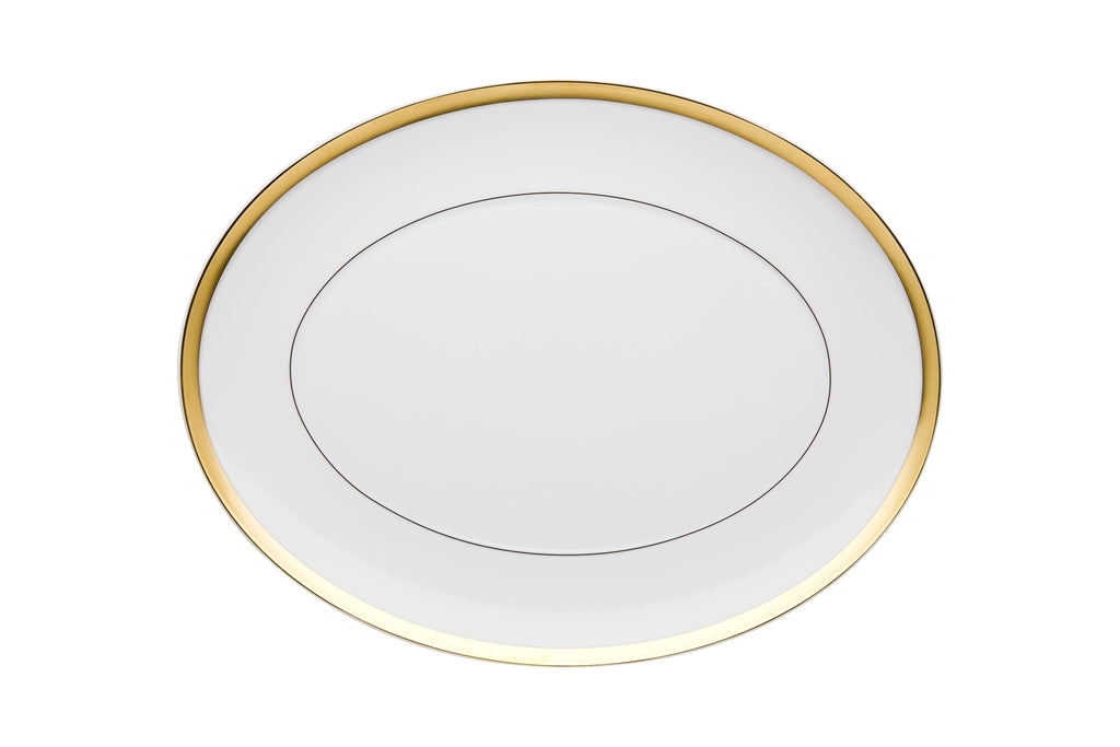 Gold Large Oval Platter S1980