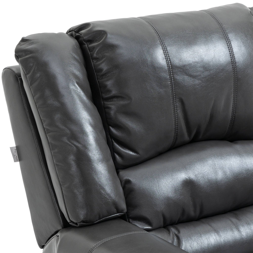 Grey Microfiber Manual Standard Recliner X4230