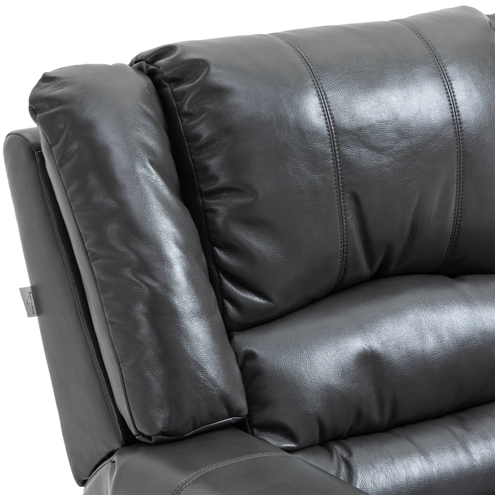 Grey Microfiber Manual Standard Recliner X4230