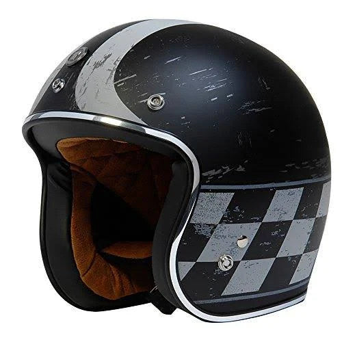 Black/Bronze Open Face Helmet K2692