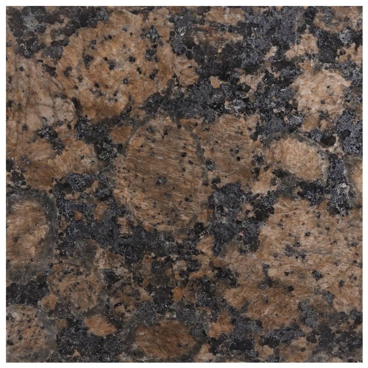 Baltic Brown Granite Vanity Top 25 in x 22 in with Backsplash 8 in Spread X339254