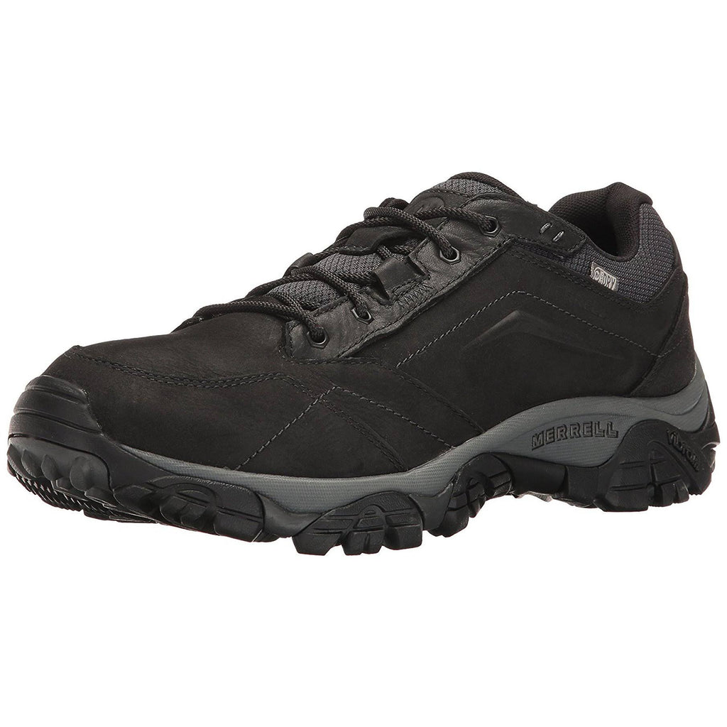 Black Wide Waterproof Lace Shoes J1291