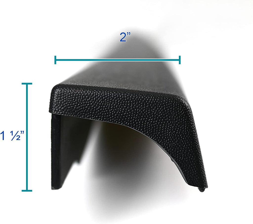 Black ABS Tailgate Protector Cap Pack of 2 G395250