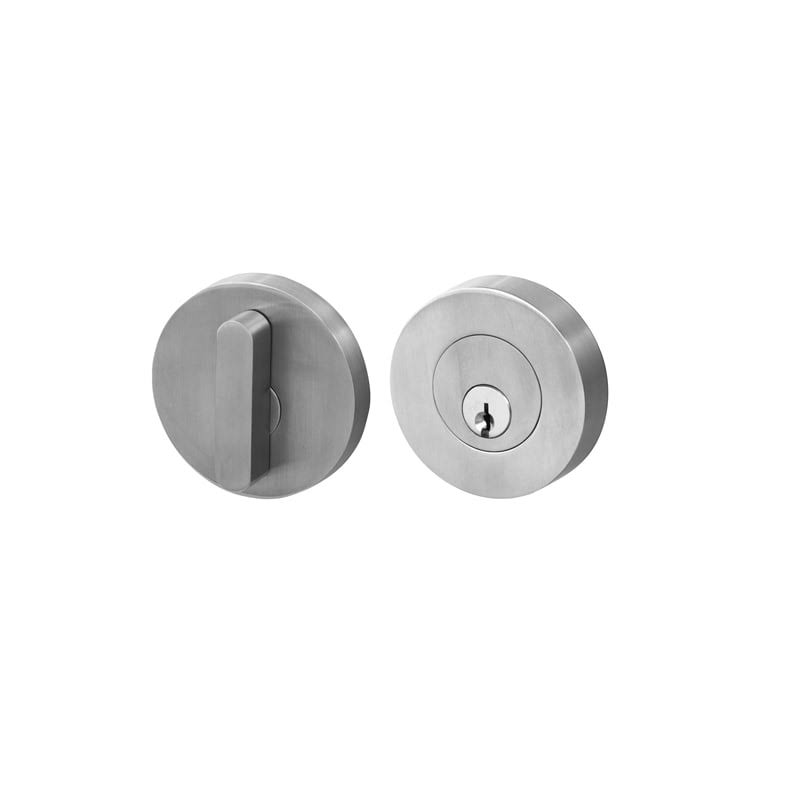 Single Cylinder Deadbolt Satin Stainless Steel A200
