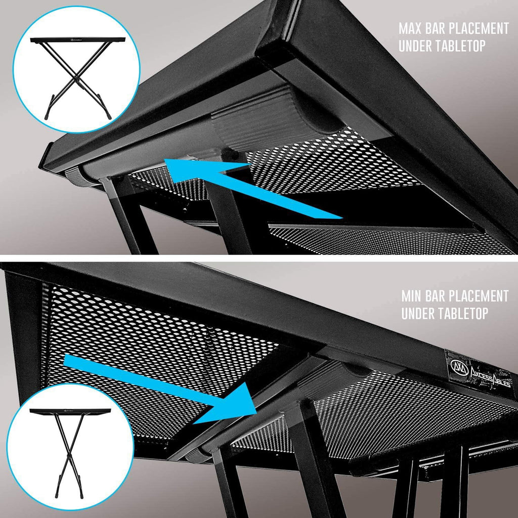 Portable DJ Table Stand with Carry Bag Q3739