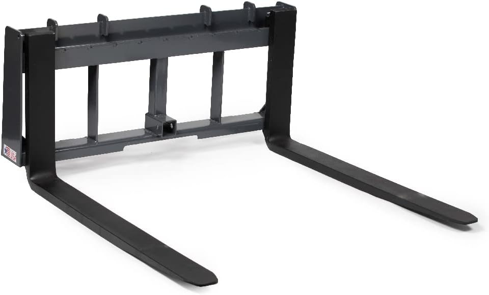 48" Pallet Fork & Trailer Hitch Skid Steer Attachment F372741