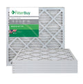 Silver MERV 8 18x22x1 Pleated AC Furnace Air Filter, Pack of 6 R1248