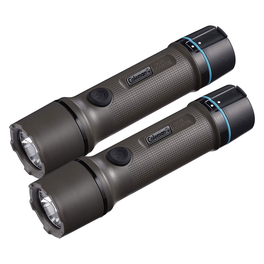 600 Lumens Rechargeable Flashlight (2 Pack) D562979