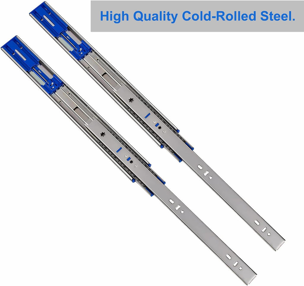 10 Pairs 20 Inch Soft Close Ball Bearing Drawer Slides R1606