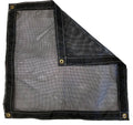 Black Vinyl Coated Mesh Tarp O802623