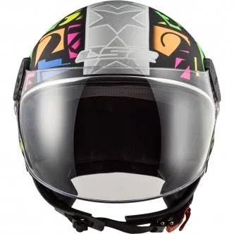 Black/Neon-Yellow Jet Helmet H632