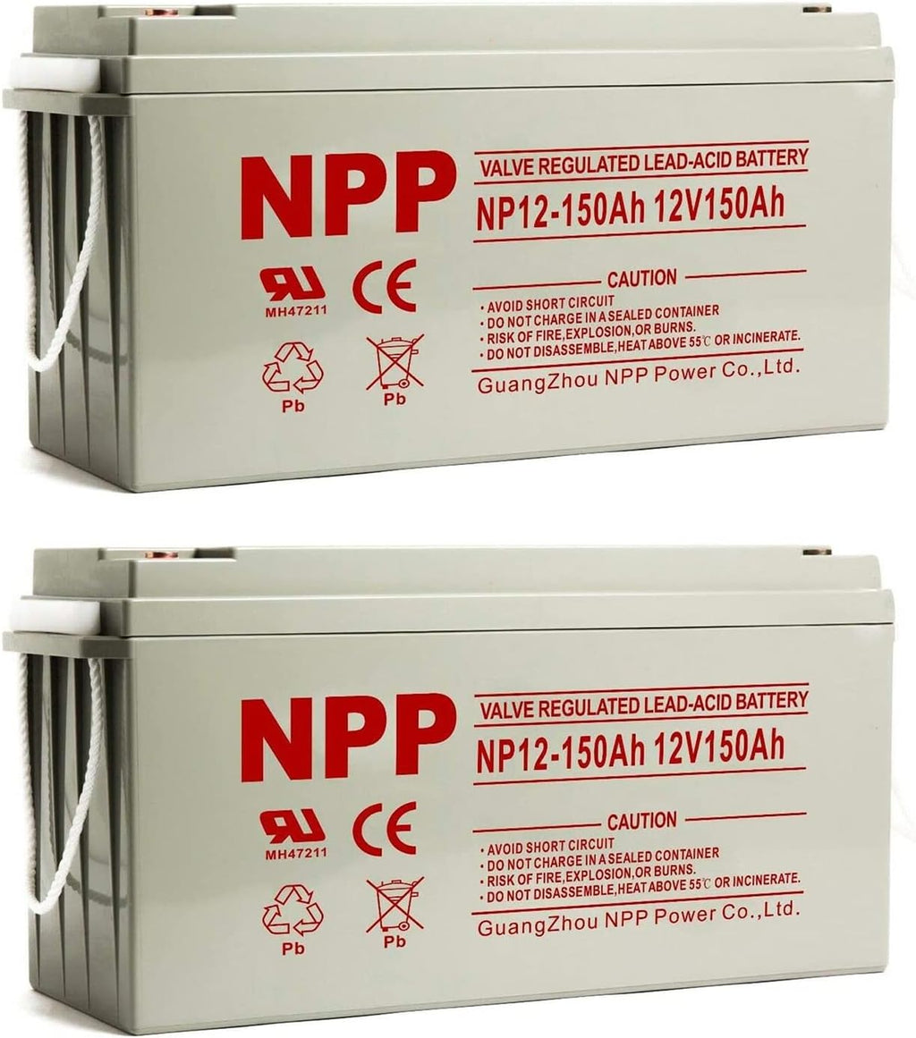 12V 150Ah AGM Deep Cycle Battery 4 Pack M45203