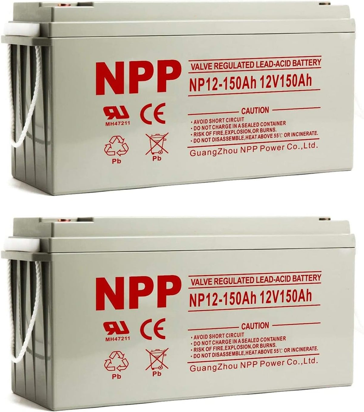 12V 150Ah AGM Deep Cycle Battery 4 Pack M45203