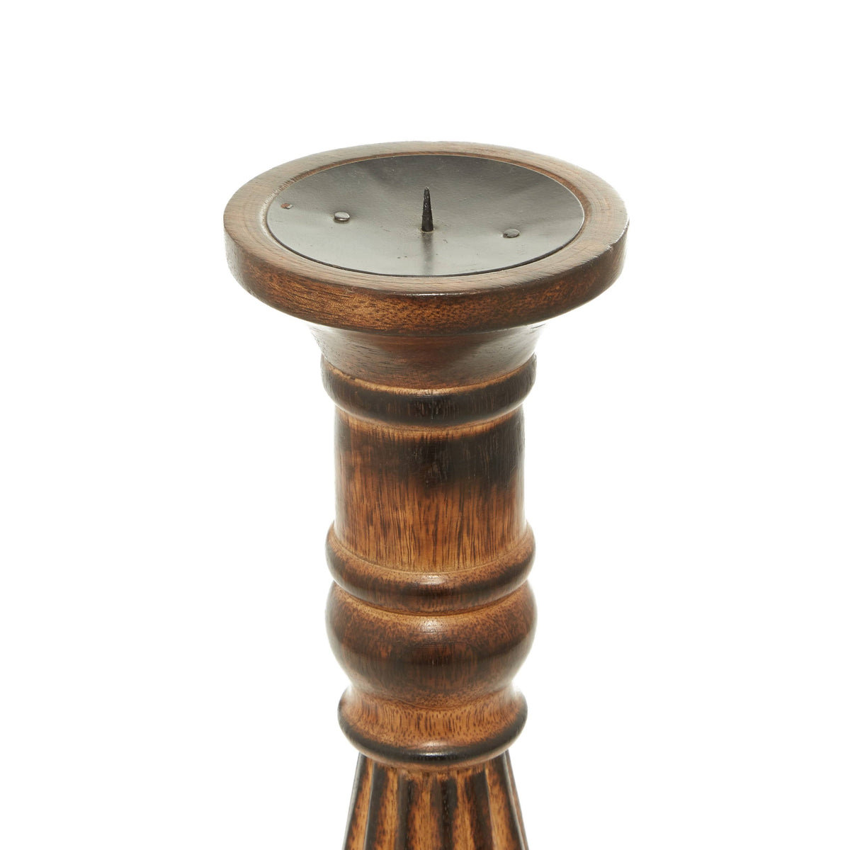 3-Piece Wooden Candle Holder Set Brown D50479