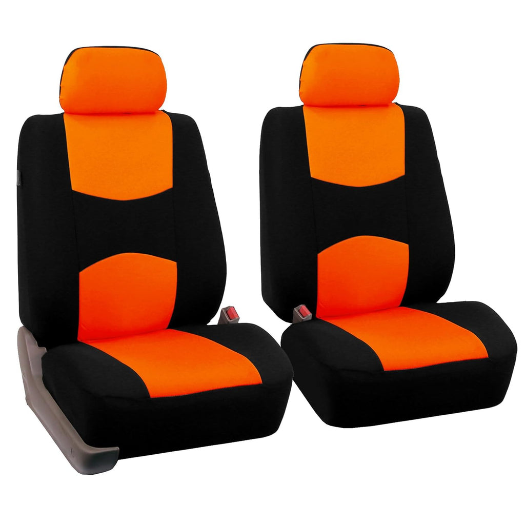 Black Cloth Bucket Seat Covers Pack of 2 U51086