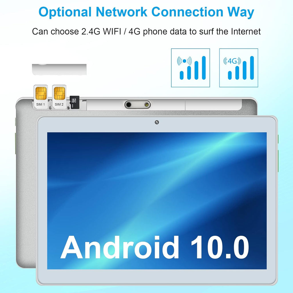 10 inch Android Tablet with 32GB ROM 4G Phone Call E565