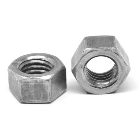 9/16 inch-12 Coarse Thread Grade 5 Finished Hex Nut Medium Carbon Steel Plain Finish Pk 300 O32689