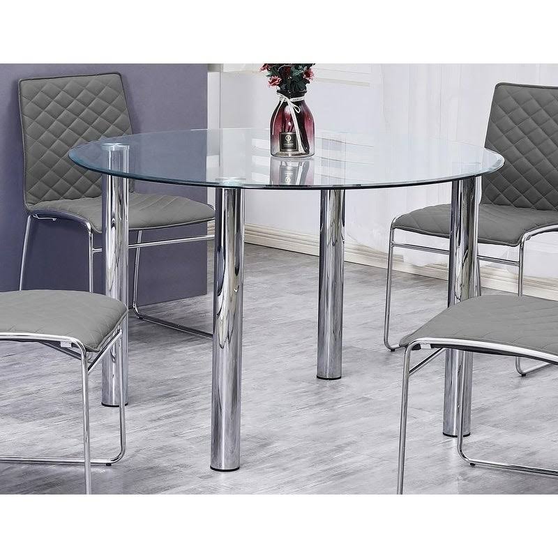 Clear Glass Round Dinnette Table R471147