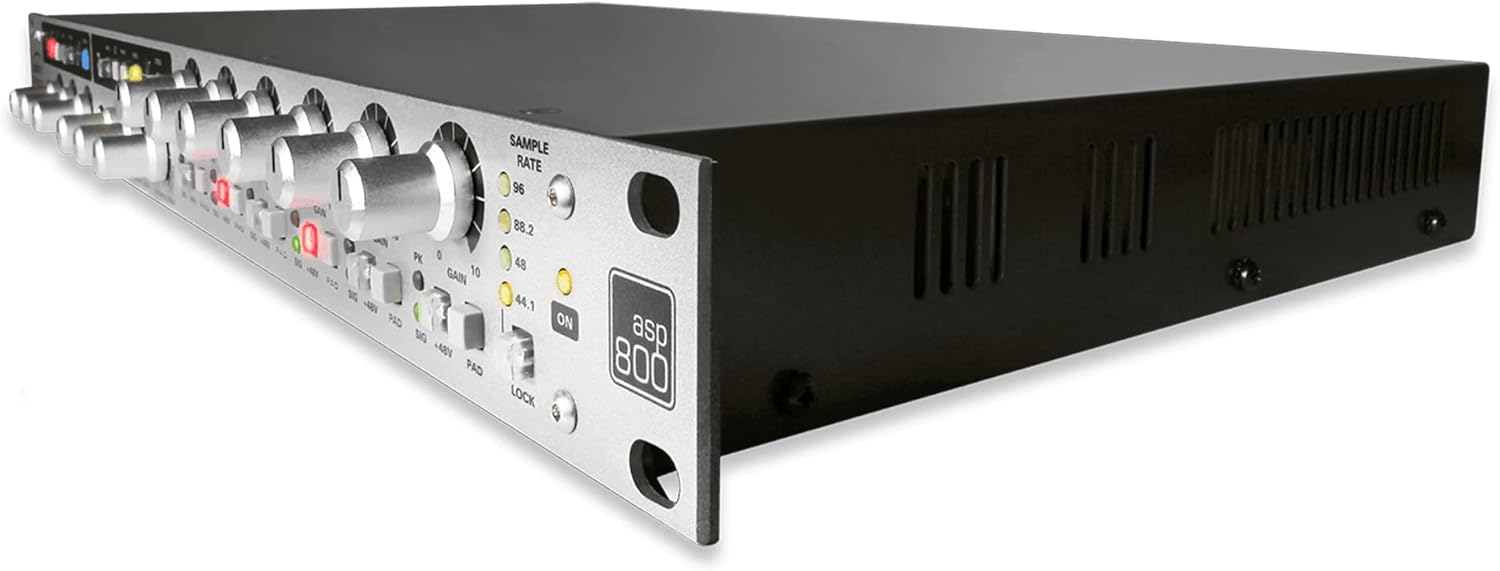 8 Channel Microphone Preamplifier with 2 XLR Mic Cables O1239