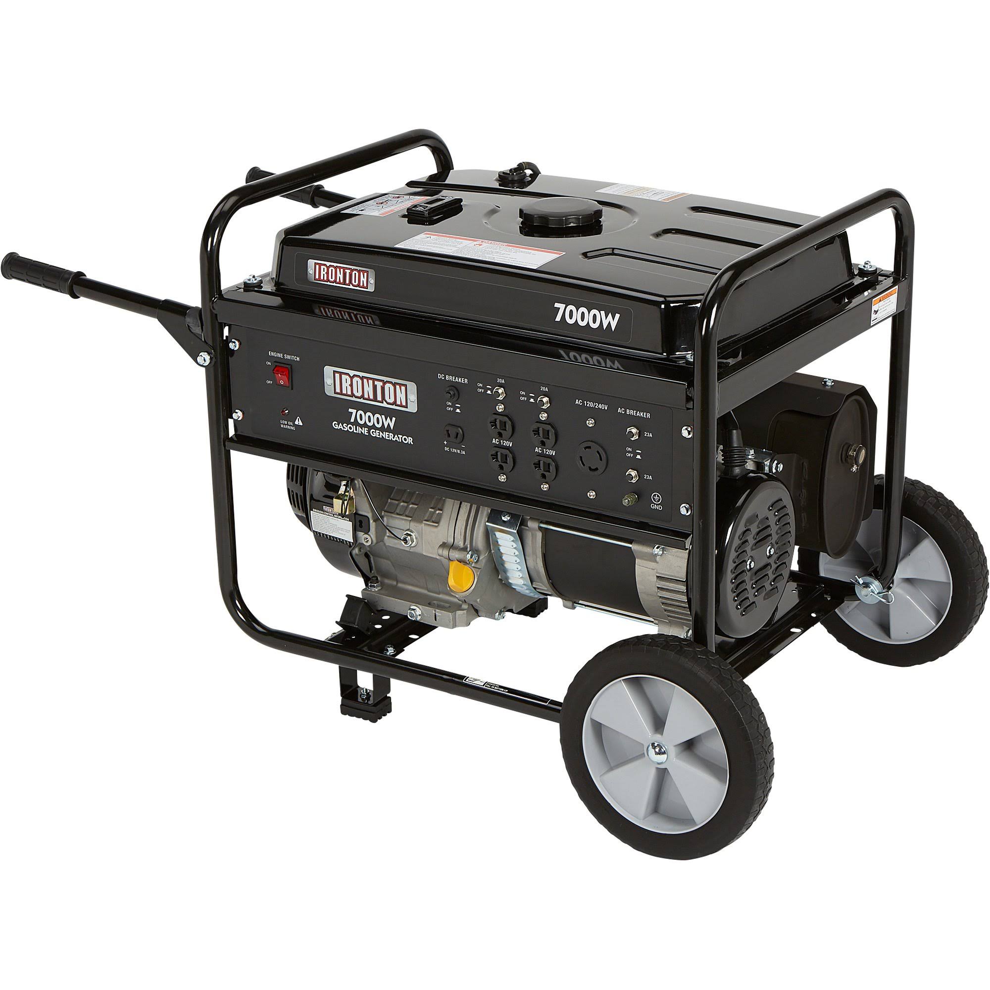 Portable Generator with Wheel Kit - 7000 Surge Watts, 5500 Rated Watts R15074