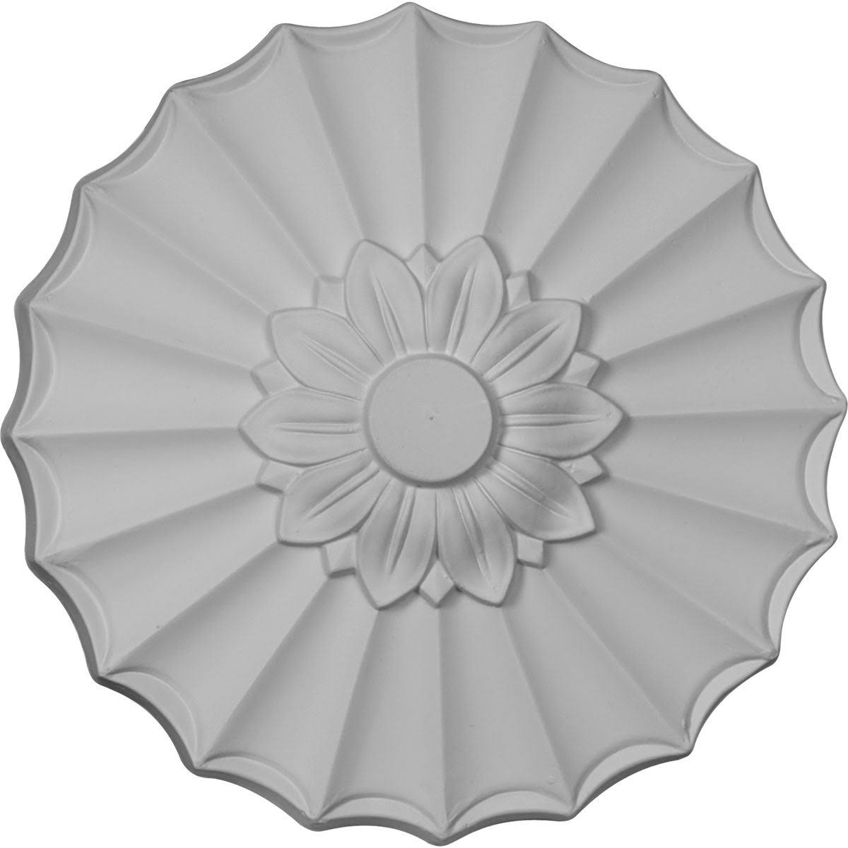 Hand-Painted Brushed Mahogany Ceiling Medallion R556
