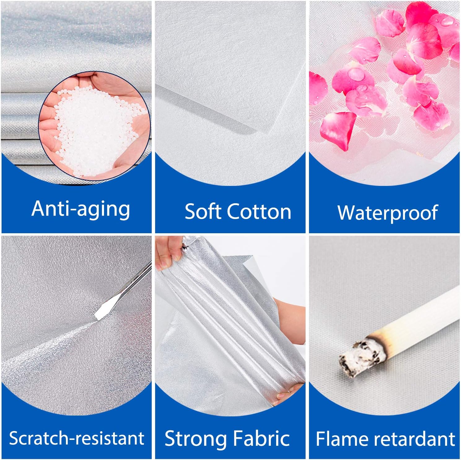 6 Layers Waterproof Car Cover (208 X 78 X 59 inches) H67266