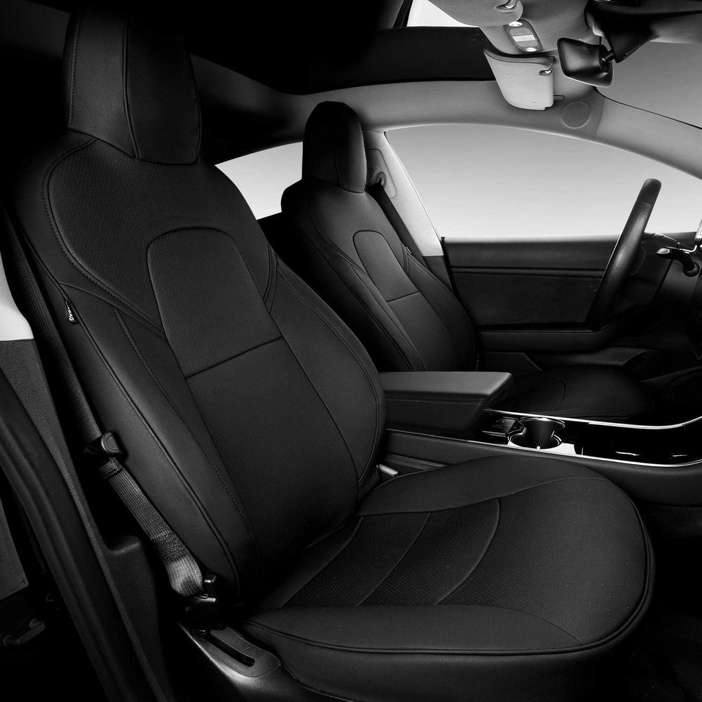Red PU Leather Car Seat Cover for Tesla Model 3 Q261