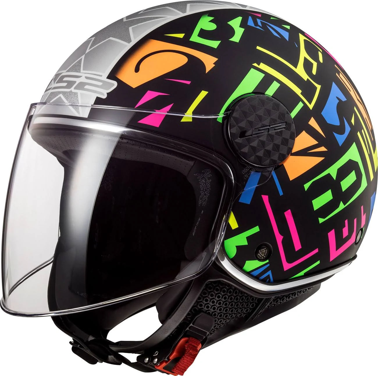 Black/Neon-Yellow Jet Helmet H632