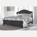 Charcoal Cal King Storage Bed P6544