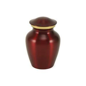 Small Crimson Pet Urn R3227