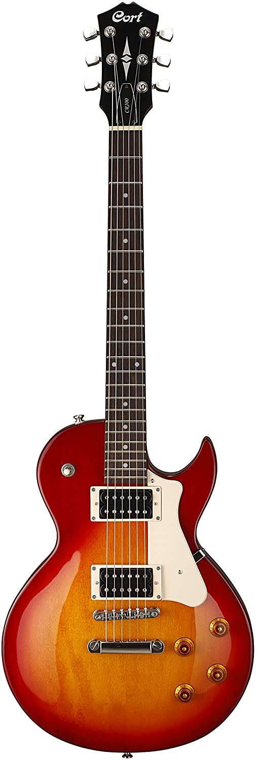 Cherry Red Sunburst Electric Guitar J242