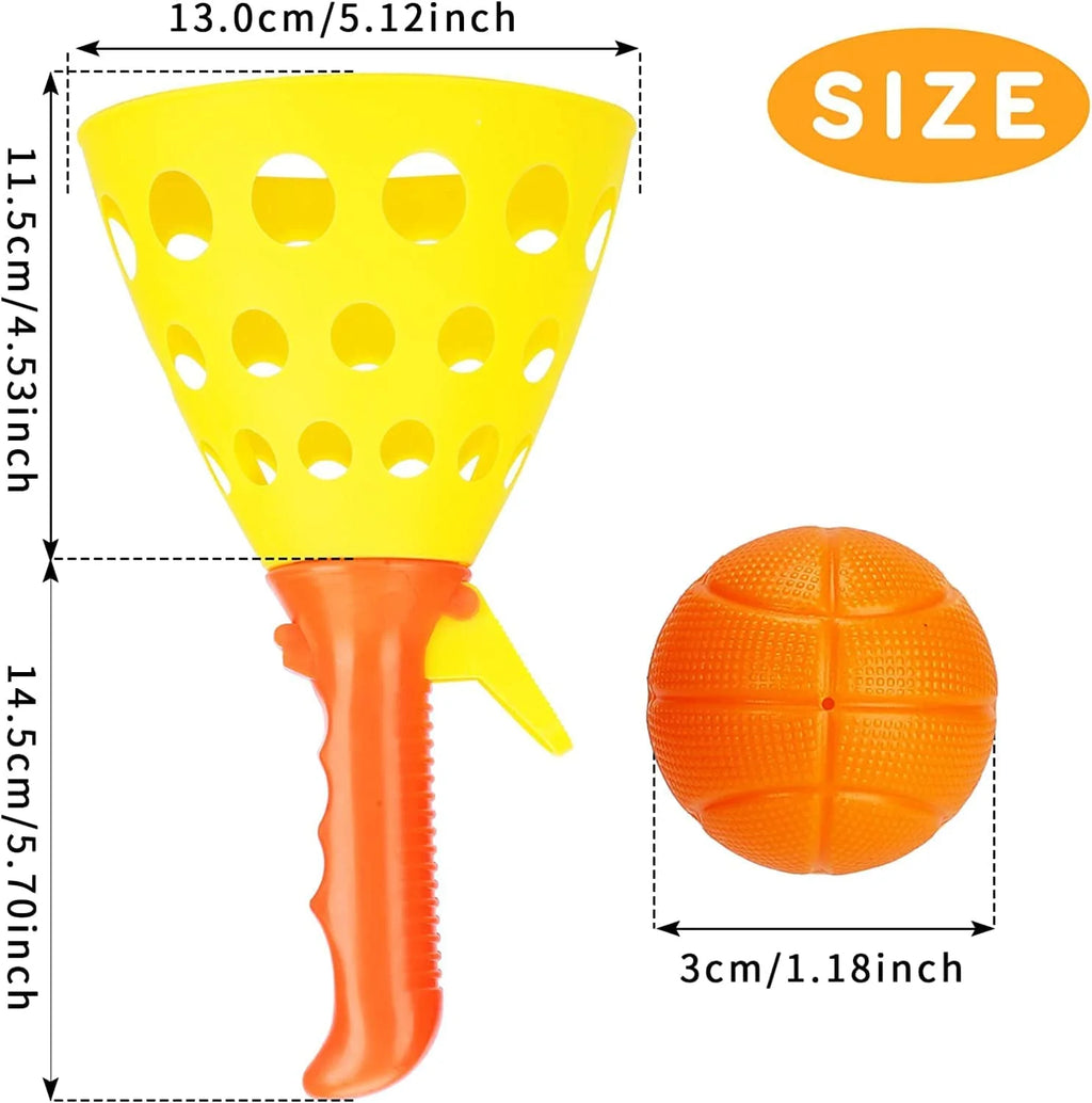 Pop Catch Ball Game with 4 Catch Launcher Baskets and 6 Balls D927731