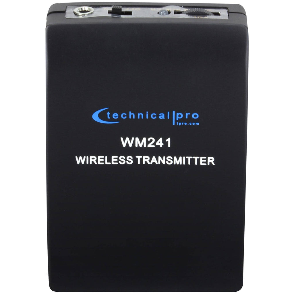 Dual Wireless Microphone System VHF High Band Microphone Set, 2 Mics, 2 Lapel Mic, Black S56622