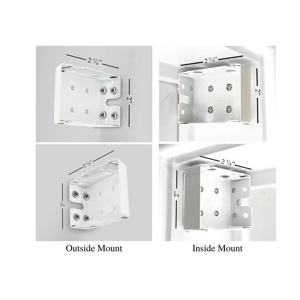White Cordless Faux Wood Blind F93194