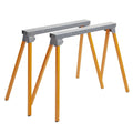 Folding Sawhorse Pair, 33-inch Tall Y19009