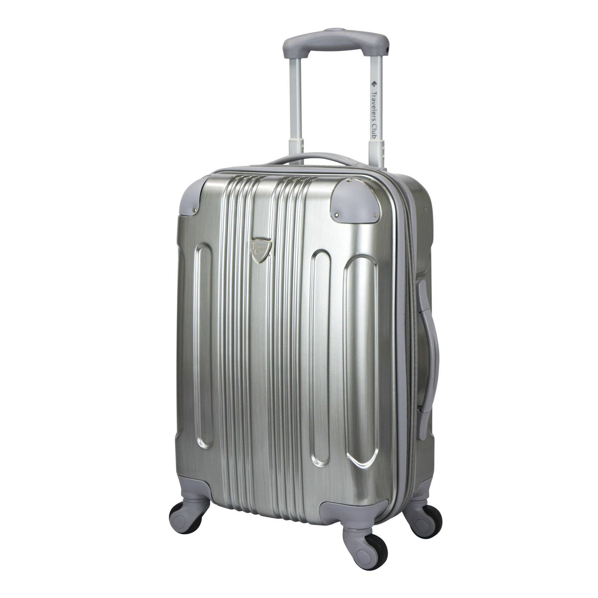 Silver Hardside Expandable Carry-On Spinner V403929