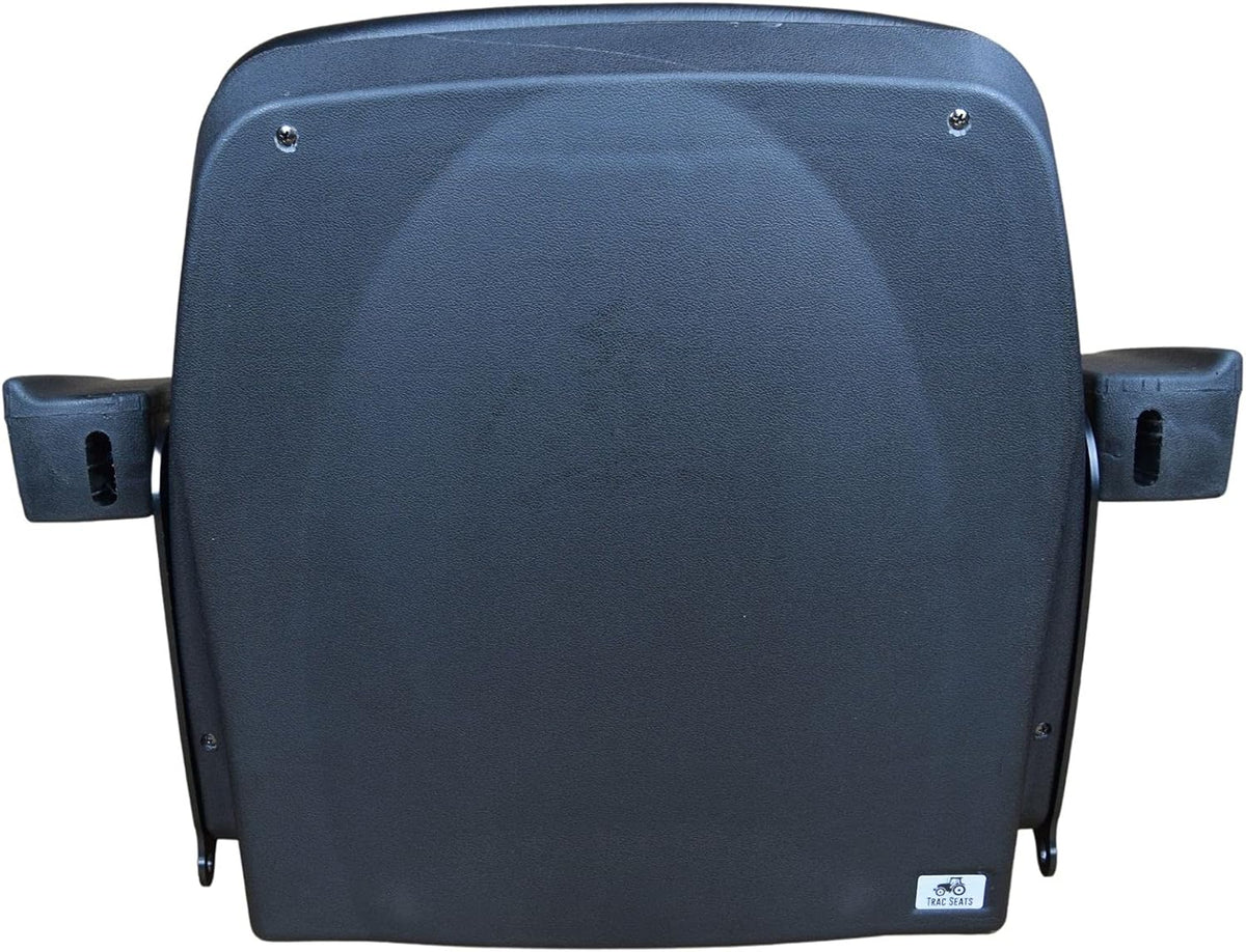 Black Tractor Seat with Armrests D1932