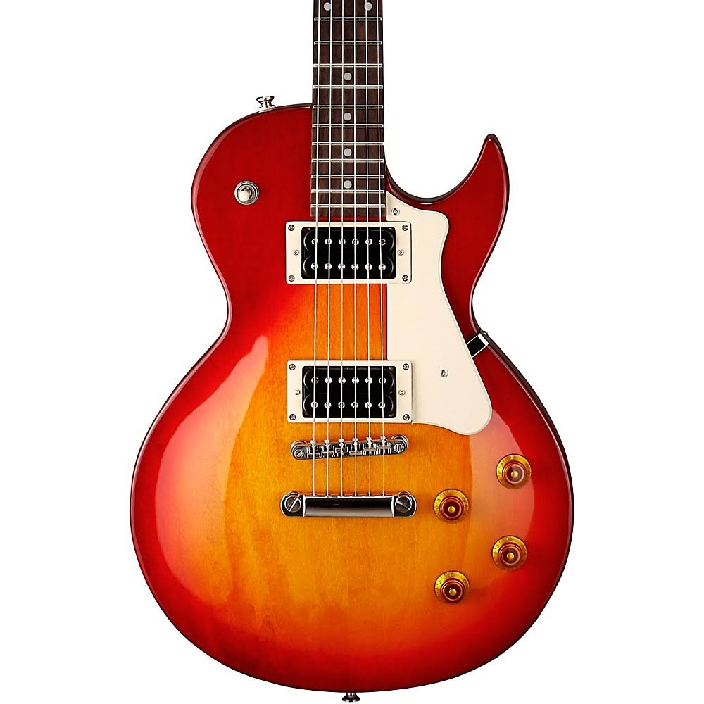 Cherry Red Sunburst Electric Guitar J242
