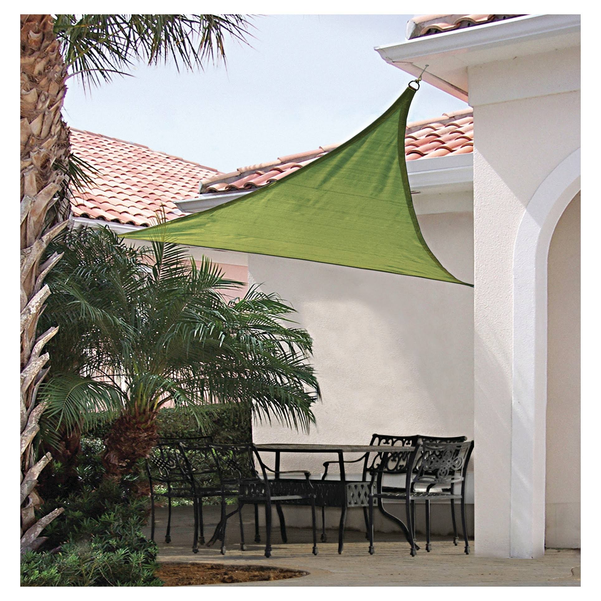16& Lime Green Triangle Shade Sail H917