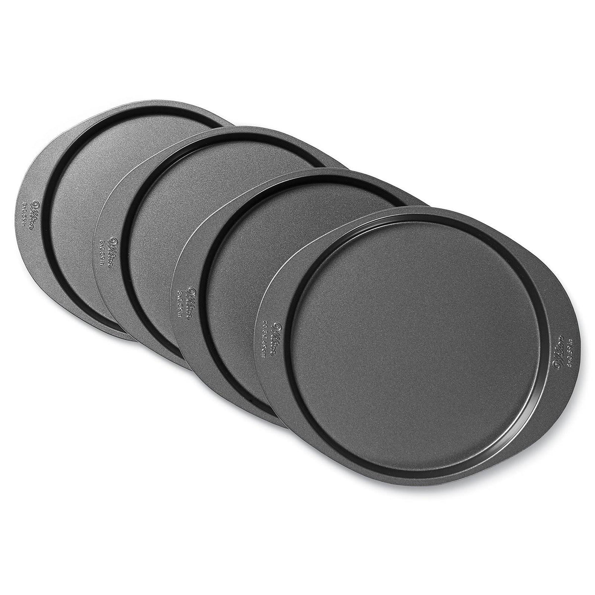 4-Piece 8in Round Non-Stick Cake Pans Set A39301