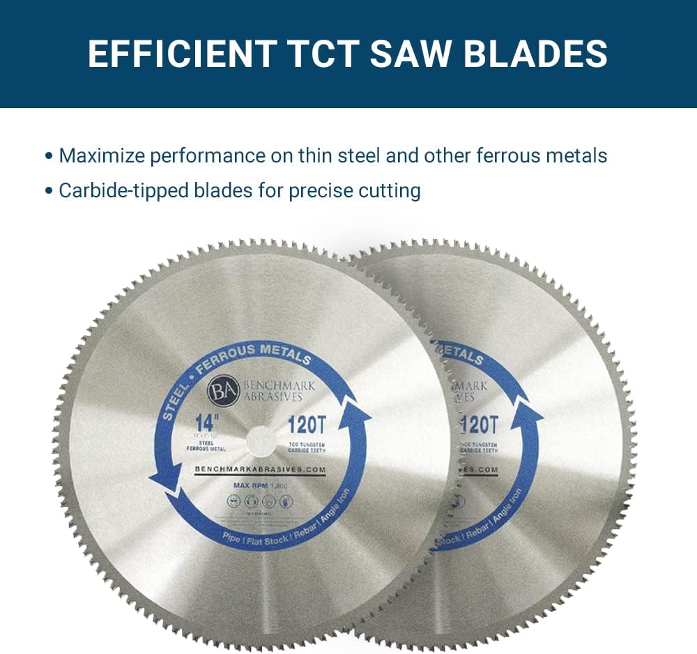 14 120 Tooth Tungsten Carbide Tips Saw Blade Pack of 2 I4016