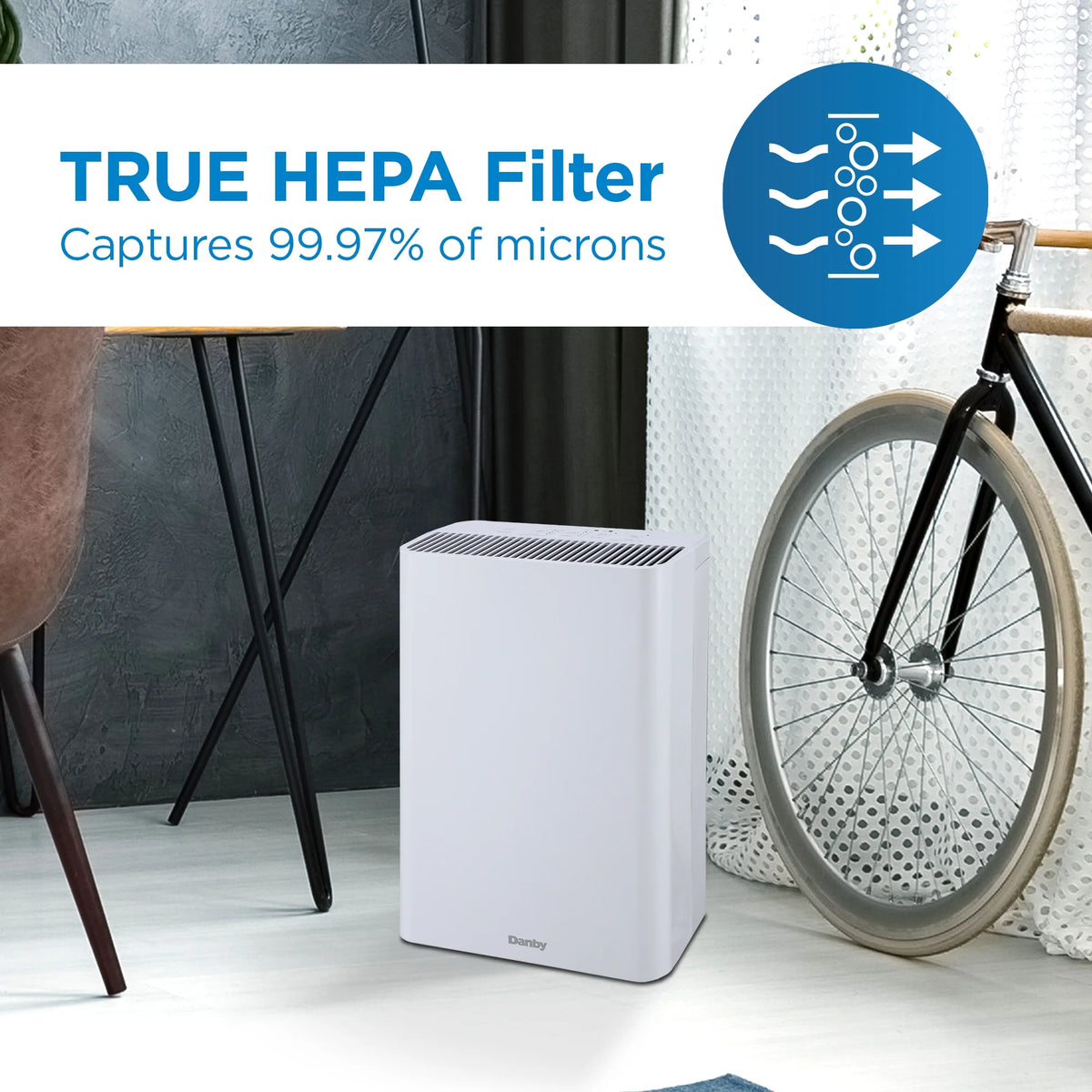 White True HEPA Air Purifier D367