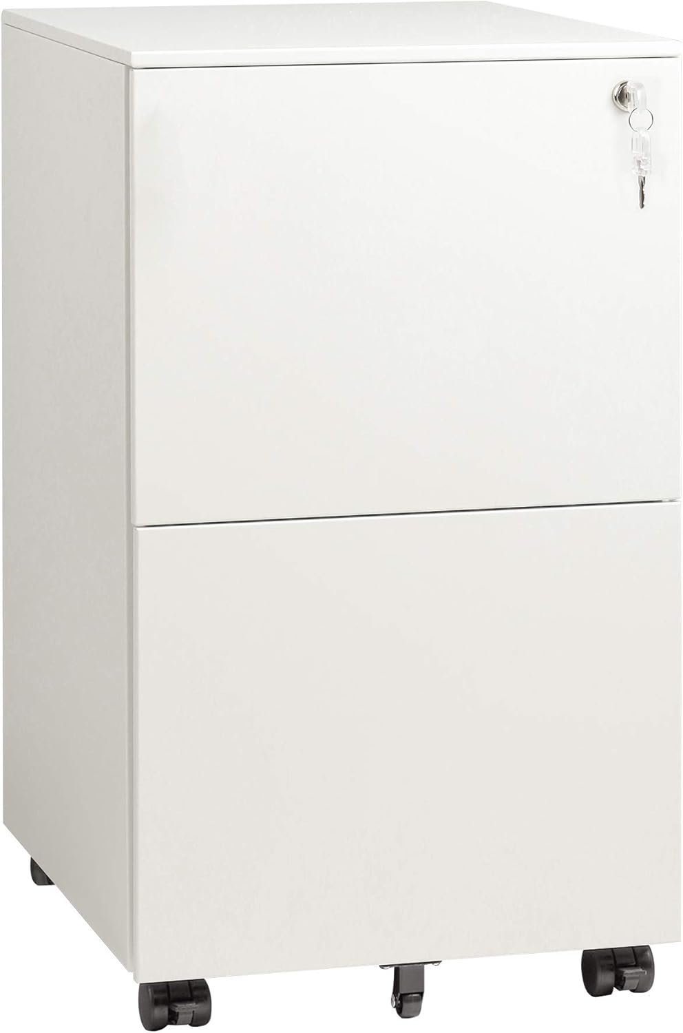 Black Vertical File Cabinet with Lock O787