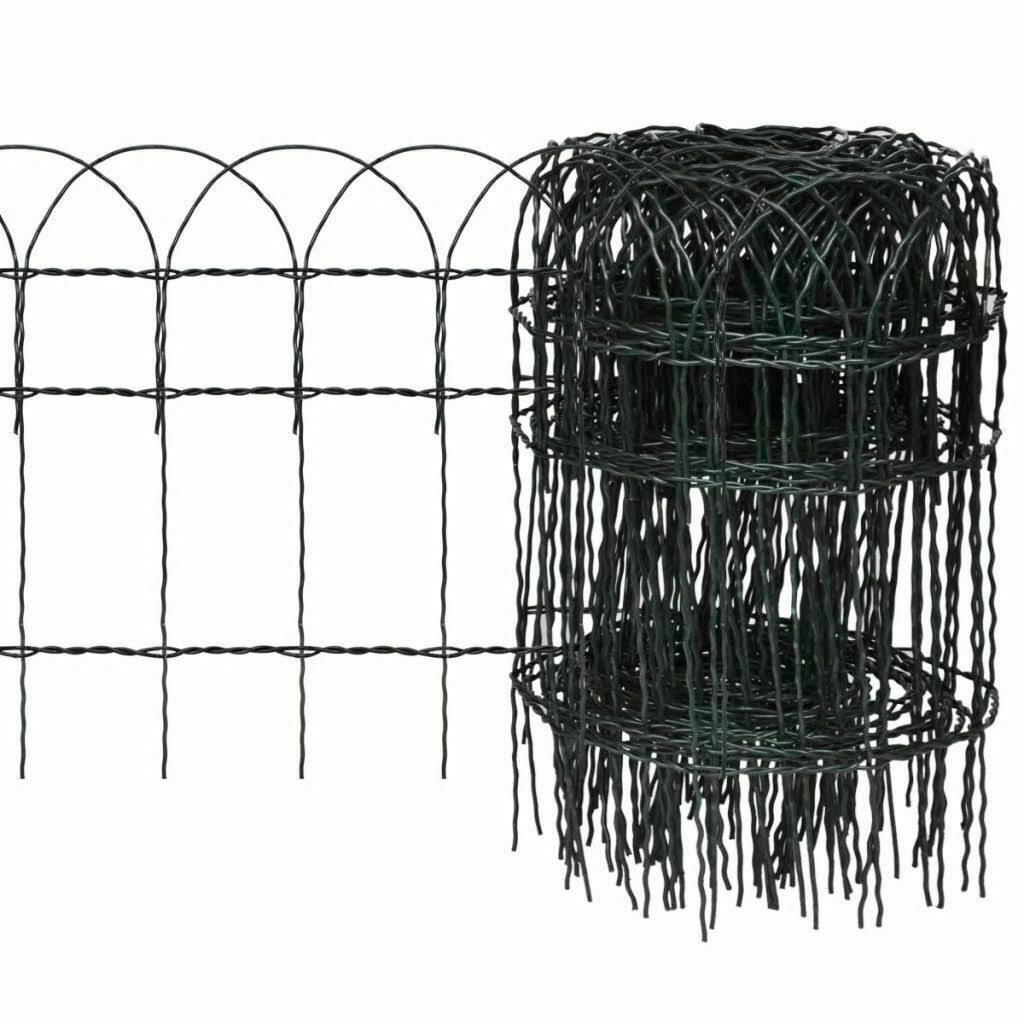 Powder-Coated Iron Garden Border Fence N99663