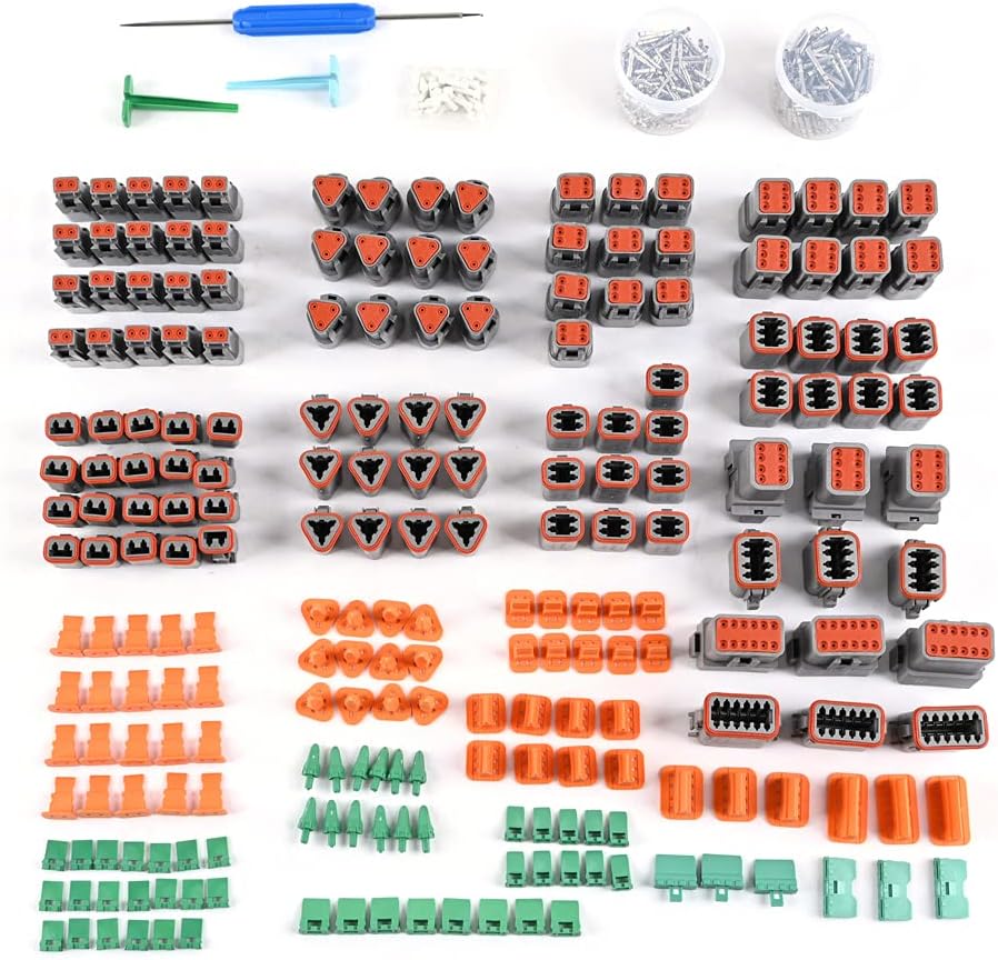 699Pcs Gray Waterproof Deutsch Connector Kit K3385