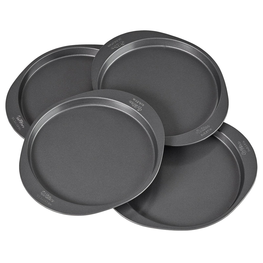 4-Piece 8in Round Non-Stick Cake Pans Set A39301