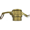 Cam and Groove Fitting Brass Coupler Y550812