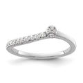 14k White Gold Lab Grown Diamond Ring Z141435