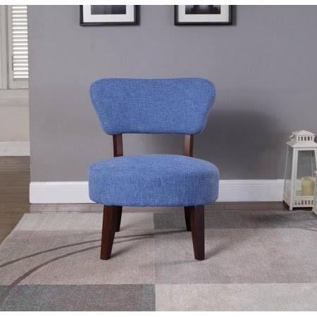 Blue Round Seat Accent Chair P945802