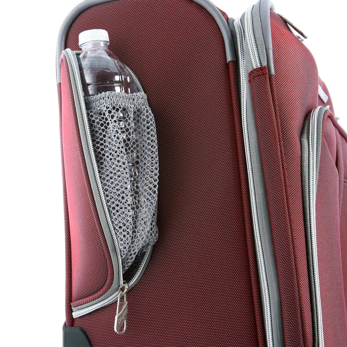Red 25 inch Expandable Vertical Rolling Case V274